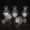 25mmOD Fumer Quartz Spinning Carb Cap Bouchons à bulles colorés pour bord biseauté Banger Nails Verre Eau Bongs Rigs