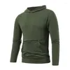 Erkek Hoodies Erkek Kapşonlu Sweater Sonbahar Kişilik Çift Cep Büyük Boyu Uzun Kollu T-Shirt