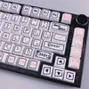 Teclados 126 keys graffiti keycap xda perfil pbt keycaps para switch mx teclado mecânico