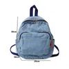 School Bags Casual Denim Women Small Backpacks Teenagers Girls Schoolbag Book Bag High Quality Ladies Daily Travel