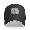 Baskar Happy Christmas Hats Elf Little Man Baseball Cap Justerbar bomull eller polyester Lightweight Visor Print Four Seasons