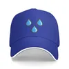 Boinas Gotas de agua Azulejo Gorra de béisbol de dibujos animados Algodón ajustable o poliéster Ligero Estampado de cuatro estaciones Unisex Casual