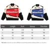 Kurtki męskie kurtka motocyklowa Mężczyzna Letter Streetwear Print Chaquetas Hombre Hip Hop Vintage Cotton Pary Spring Baseball Kurtka unisex płaszcz 230215