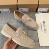 Desiner Loropiana Scarpe Online Lp Lucky Scarpe Slacker con Tacco Piatto Stile Britannico da Donna Suola Morbida Scarpe Casual Singole