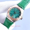 Watch 29mm 8700 automatic machine movement 316L fine steel CNC case leather strap diamond watch Wristwatches