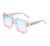 2023Luxury Designer Zonnebril voor vrouwen Big frame Eyewear UV Bescherming Retro -bril 5 ColorsG6188