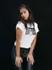 23ss Réalisation par Femmes Designer T-shirt Mode Tops Guitare Hommes Numérique Imprimé Stretch Tissu Femmes T-shirt À Manches Courtes
