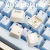 Klawiatury Blue-Milk Ice Crystals ABS Keycaps OEM Profil Keycap Zestaw Kluczowy z przełącznikiem Cherry Klawiatura Mechaniczna klawiatura DIY T230215