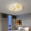 天井のライトミニマリズムデザインリビングルームの寝室のダイニングスタディ用のモダンなLEDゴールド完成ランプフィクスチャ