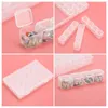 Storage Boxes 28Grid Clear Acrylic Empty Box Nail Art Display Removable Container Case