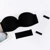 Bustiers & Corsets Ly Strapless Bra Push Up Sponge Brassiere With Chargeable Back Strap Non-Trace For Wedding Party DressBustiers