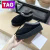 Australie Bottes Femmes Tazz Pantoufles Diapositives de fourrure Plate-forme en daim Shearling Slipper Tasman Ultra Mini Botte de neige Mens hiver Designer Bottines