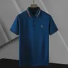 Men's Polos T-shirt fashion designer polo shirt Men Short sleeve Black, red, white and blue cotton shirt SIZE M--3XL