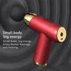 Full Body Massager BASEONFUN Portable Massage Gun Percussion Pistol For Neck Deep Tissue Muscle Relaxation Gout Pain Relief 230214