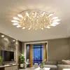 天井照明豪華なリビングルームレストランクリスタルライトフィクスチーズ北欧モダンホーム装飾LEDランプベッドルームスタディランプ
