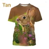 Men's T Shirts 2023 Animal 3D Printing Men's Casual T-shirt Pattern Summer Unisex Short Sleeve Round Neck Hip Hop