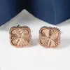 Pendientes de plata S925 con cierre roscado para mujer, pendientes de oro de 18 quilates para regalo, pendientes de diseño de lujo, colgante Simple