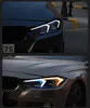 Farlar BMW F30 LED Far Projektörü lens F31 Kafa Lambası 320I 325I 328I 330I 335I DRL LIGHT