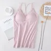 Camisoles & Tanks Thermal Shirt Women Sleeveless Elastic Velvet Vest Warm Tank Crop Top Beauty Back V-neck Body Slim Shape Padded Camisole