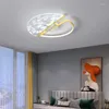 Ceiling Lights Minimalism Design Modern Led For Living Room Bedroom Dining Study Gold Finished Lamp Fixture