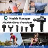 Full Body Massager LCD Display Gun 99 Levels Muscle Pain Neck Exercising Relaxation Relief 230214