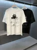 Xinxinbuy Men Designer Tee T Shirt 23SS Paris Music Concert 1954 Graffiti Mönster Kort ärm Bomull Women