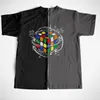 T-shirt da uomo COOLMIND 100% cotone Top Quality Magic Square Stampa T-shirt da uomo Casual da uomo Casual Magic Square t-shirt da uomo Tee Shirts 230215