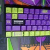 Клавиатуры 120 Ключи EVA 01 PBT KEYCAP XDA Profile Purple Green Dye-Subbed Teclado Gaming Mechanical Keyboard Evangelion-01 CAP CAP CAP T230215