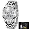Zegarek na rękę moda dla kobiet zegarki lige najlepsze marka luksusowa kreatywna stalowa bransoletka bransoletka żeńska kwarcowa wodoodporna zegarek prezent 230215