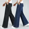 Mäns jeans för mäns mäns flared mikro stretch denim pants klassisk ddesign