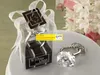 FedEx Dhlwholesale Ring Diamond Keychain White Key Chain Wedding Favors and Gifts100pcslot