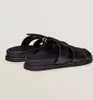 En Lüks Erkek Chypre Sandalet Ayakkabı Kahverengi Siyah Beyaz Ayarlanabilir Askı Konfor Yaz Rahat Yürüyüş Tembel Plaj Slayt Düz EU38-46