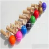 Kendama 8 Color Big Size 18X6Cm Ball Japanese Traditional Wood Game Toy Education Gift Children Toys 2719 Y2 Drop Delivery Gifts Nove Dhgyt