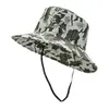 Loisirs Jungle Bord Rond Casquette De Pêche Alpinisme Pêche Camouflage Bennie Chapeau En Plein Air Pêcheur Chapeau Soleil Chapeau DF055