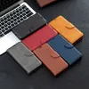 Retro Sheep Grain Leather Wallet Cases For Samsung A04E A34 A54 5G Moto G13 4G G73 E13 4G G 5G 2023 Play Credit ID Card Slot Holder Flip Cover Pouch Men Book Pouch With Strap