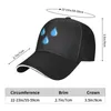 Berets Water Droplets Tile Cartoon Baseball Cap Adjustable Cotton Or Polyester Lightweight Four Seasons Print Unisex Casual