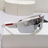 Wraparound actieve pilotenzonnebril 03X-F acetaat half frame schildlens eenvoudig sportontwerp stijl outdoor UV400-bescherming eyewea253t