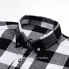 Mens Casual Shirts Man Plaid Cotton Chemise Male Blouses Long Sleeve Formal Business Shirt Clothing 230214