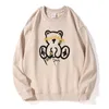 Men's Hoodies & Sweatshirts Drop Cotton Unisex Casual Loose Bear Print Men Big Size Hooded SweatshirtsMen's