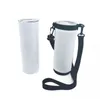 Drinkware Handle Sublimation white Blank 20oz Skinny Tumbler Tote Neoprene bottle Sleeves with Adjustable Strap Water cups Carrier Sleeve Covers SN4804