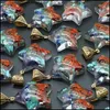 Pendant Necklaces Star 7 Chakras Orgonite Stone Necklace Five Points Shape Healing Energy Natural Orgone Crystal Pendum Lucky Om Jew Dhlzc