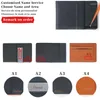 Brieftaschen Benutzerdefinierte Name PU Leder Halter Fall Mini ID Karte Kleine Geldbörse Schlanke Gravur Brieftasche Für Männer