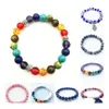 Beaded Strands Charm Bracelets Retail Custom Bracelet Bangle Colorf Wooden Beads Drop Delivery Jewelry Dhz3D
