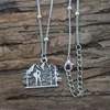 Pendentif Colliers Nature Inspire Montagne Couple Camping Collier Créatif Saint Valentin Bijoux Cadeau