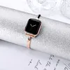 Pasek bransoletki ze stali nierdzewnej do Apple Watch 8 Ultra 7 6 5 4 3 Series Luksusowe opaski na rękę iwatch 49 mm 42 mm 40 mm 38 mm inteligentne akcesoria