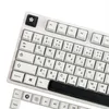 Claviers Capuchons de touches PBT de Style minimaliste, blanc et noir, pour clavier mécanique, commutateur Mx, profil Cherry, capuchon de touche japonais personnalisé GK61 T230215