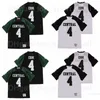 4 Dalvin Jersey High School Football Sport Breathable Team Black Away White Color Pure Cotton Stitched And Embroidery Good
