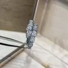 Top Fashion Marke Ringe Frauen voll CZ Diamant Schlange Ring Silber Farbe Paar Ringe Titan Stahl hochglanzpoliert Liebhaber Schmuck {Kategorie}