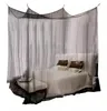 Mosquito Net Mosquito Net Black White For Double Four Corner Bed Post Bed Canopy Mosquito Net Full Queen King Size Bedding 230214