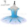 Gradient Blue Bird Variation Classical Professional Ballet Tutu Adult Performance Pacake Tutu för flickor BT9262